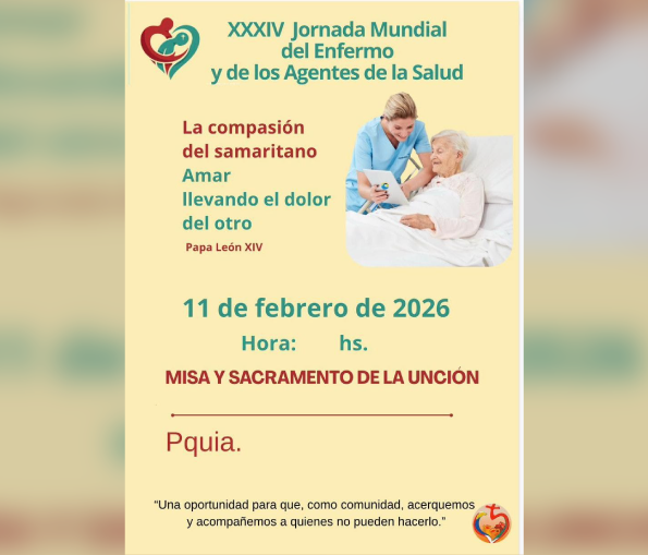 Lee más sobre el artículo Material para celebrar el Día Mundial del Enfermo el próximo 11 de febrero