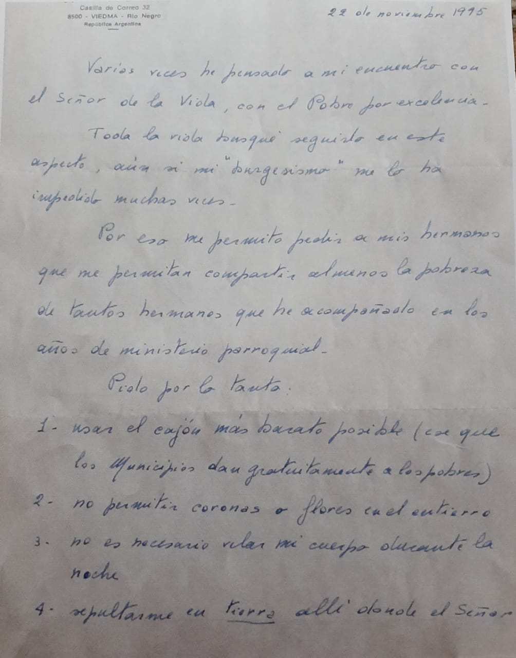 Lee más sobre el artículo Testamento del obispo Melani